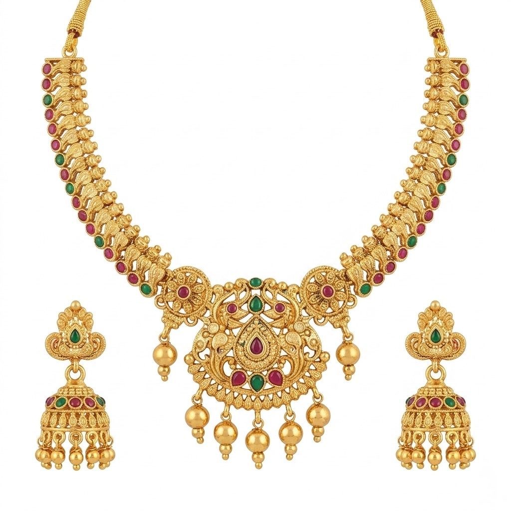 Vedic Grace Heritage Set — necklaces — Star Jewels artificial jewelry