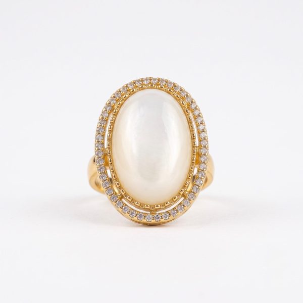 Victoria Oval Ring  — Star White — rings — Star Jewels artificial jewelry
