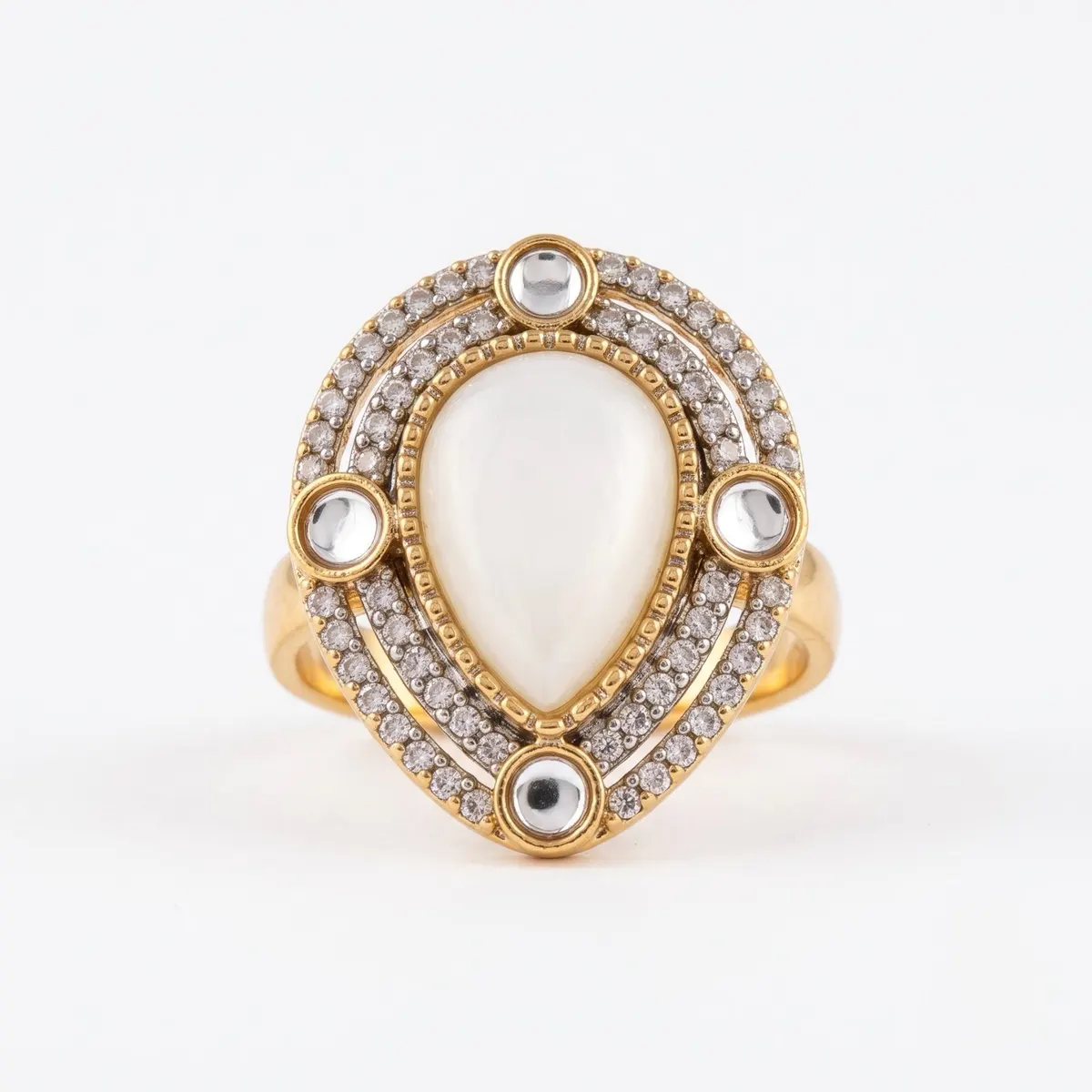 Taj Teardrop Ring  — rings — Star Jewels artificial jewelry