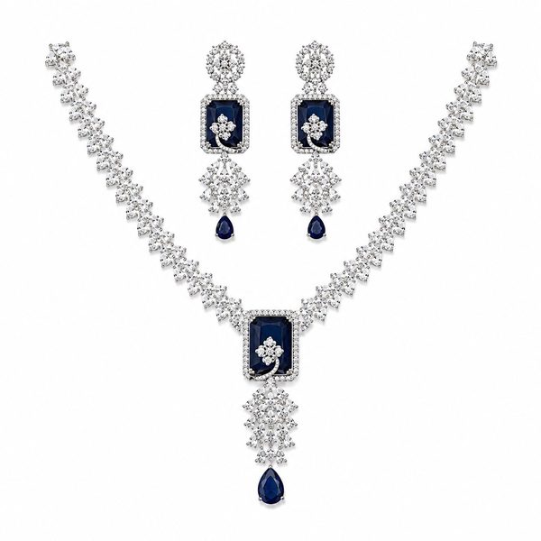 Imperial Blue Set — necklaces — Star Jewels artificial jewelry