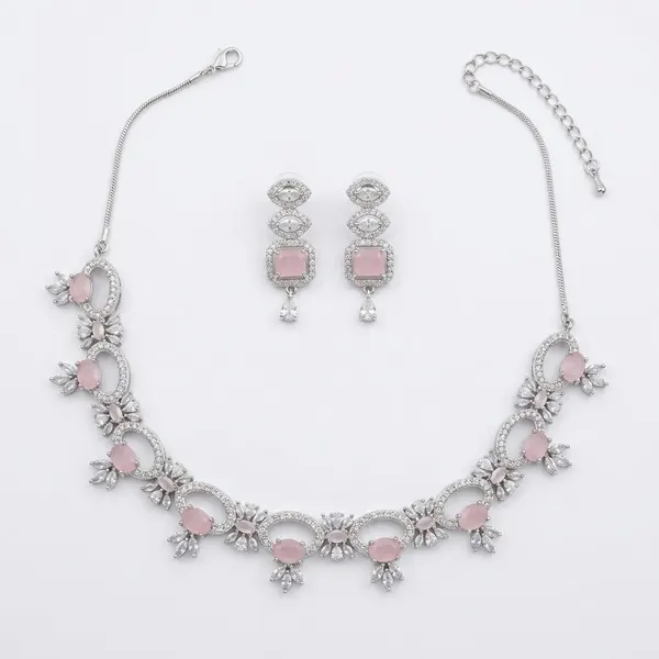  Blush Royale Necklace Set — necklaces — Star Jewels artificial jewelry