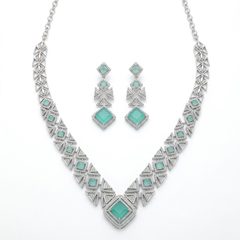 Aqua Royale AD Necklace Set