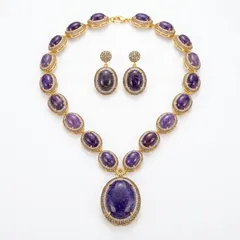 Amethyst Royale Necklace Set