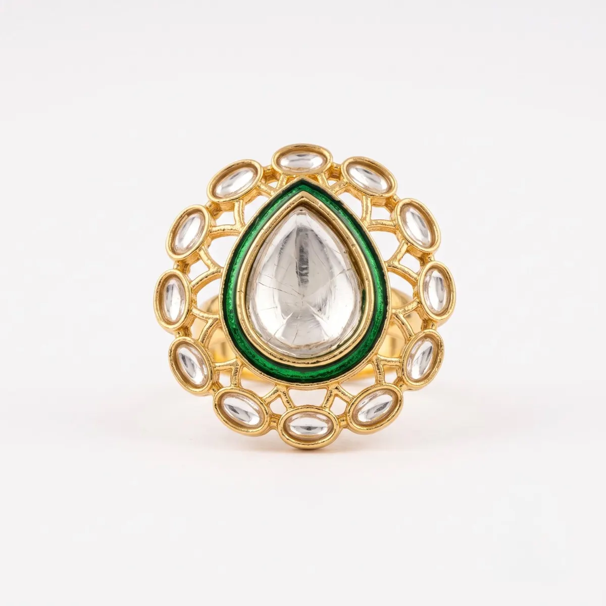 Imperial Pear Cut ring — rings — Star Jewels artificial jewelry