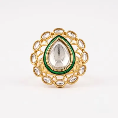 Imperial Pear Cut ring — rings — Star Jewels artificial jewelry