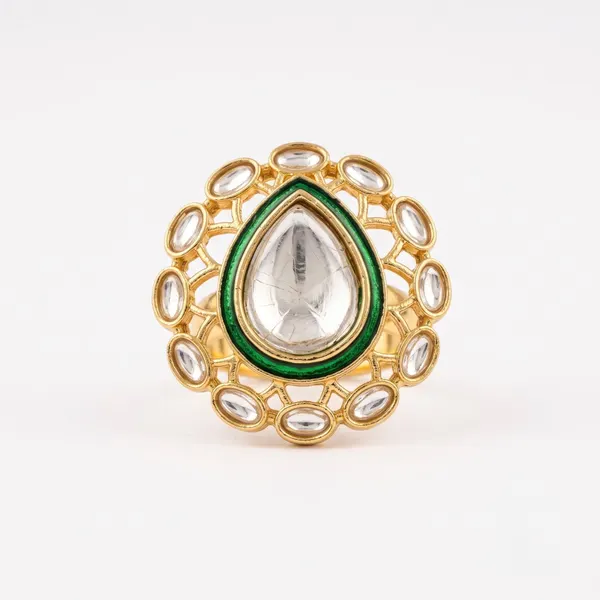 Imperial Pear Cut ring — rings — Star Jewels artificial jewelry