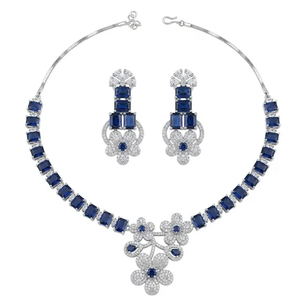 Midnight Grace AD Set — necklaces — Star Jewels artificial jewelry