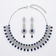Neelam Drop Necklace Set